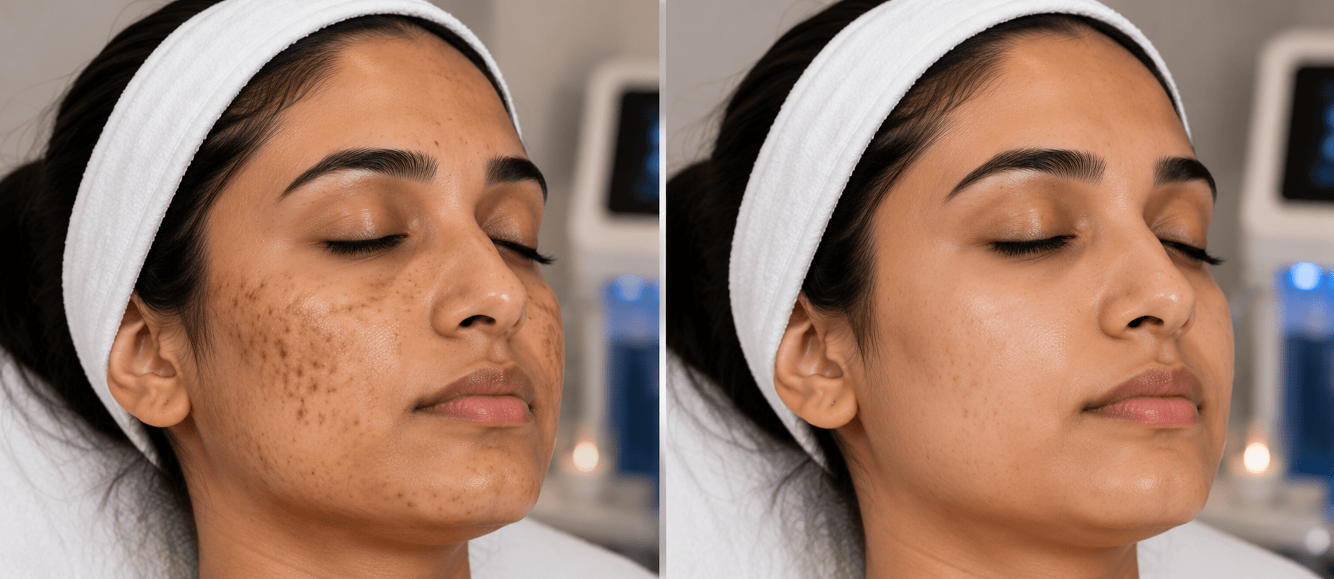 Pigmentation correction facial treatment at K-Glow